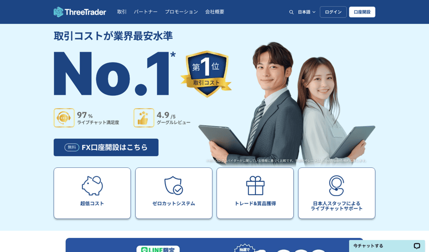 ThreeTraderの公式サイト
