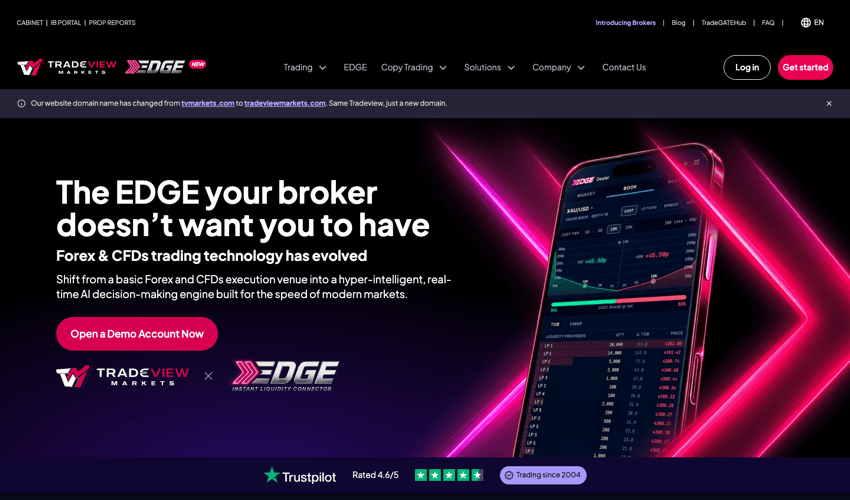 Tradeviewの公式サイト